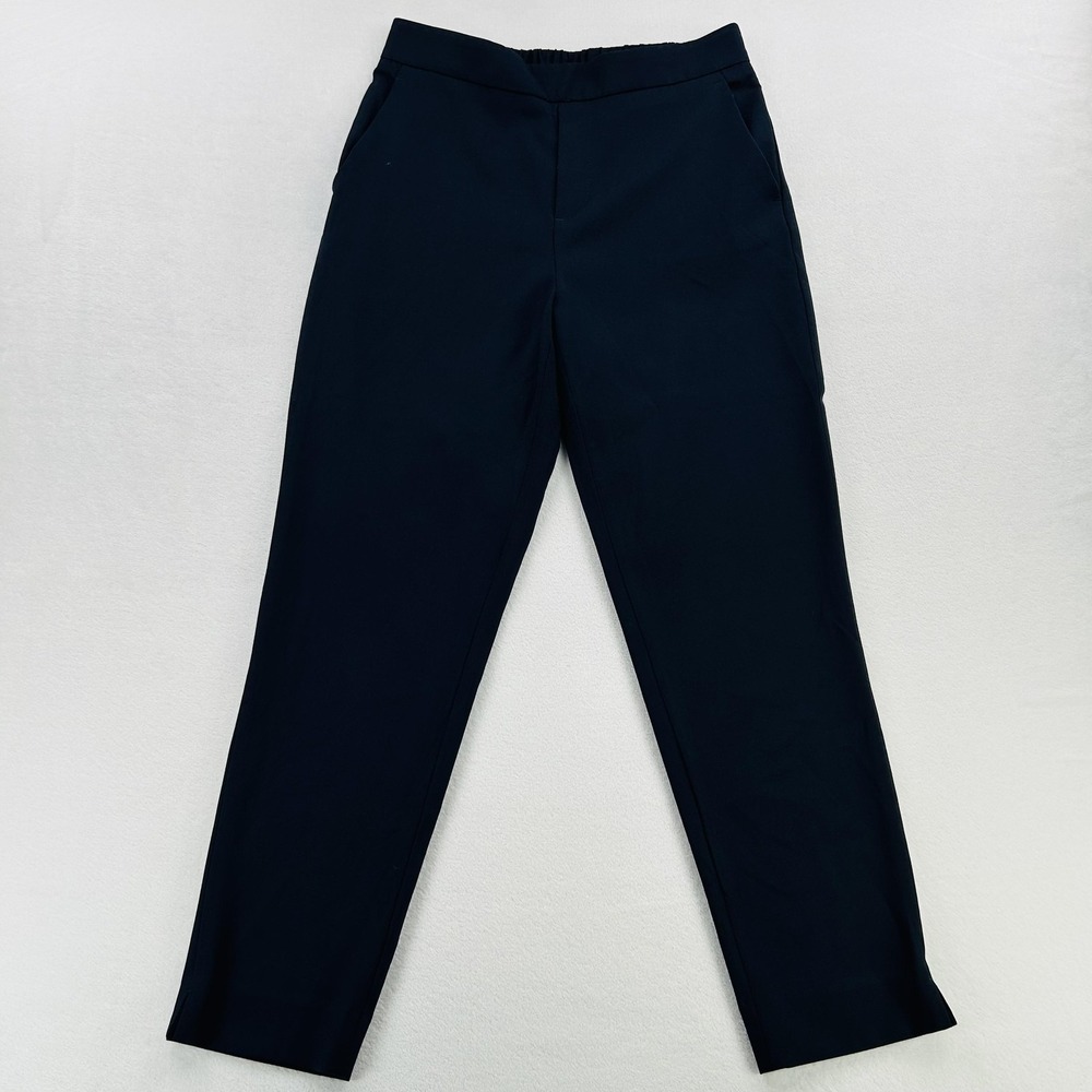 Banana Republic Pants Womens 4 Navy Blue Hayden Tapered Ankle Pull On Stretch